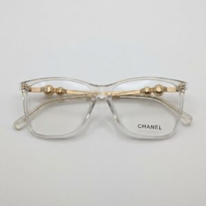 Crystal Pearl Transparent Designer Eyeglasses